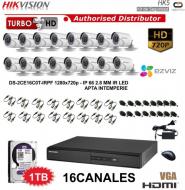 Kit de Seguridad HD HIKVISION HK6 16/16/1Tb