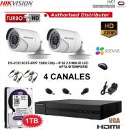 Kit de Seguridad HD HIKVISION HK1 04/02/1Tb