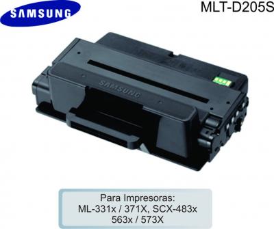 Toner SAMSUNG MLT-D205S Neg p/3312ND-3712ND