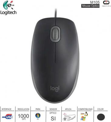 Mouse USB LOGITECH M110