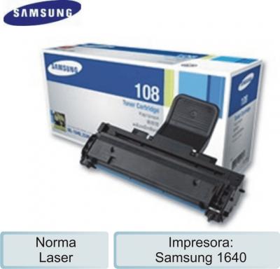 Toner SAMSUNG MLT-D108S Neg p/1640