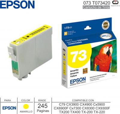 Cart EPSON 073 T073420 Ama