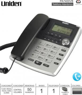 Telefono UNIDEN 7401 Caller ID