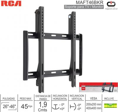 Soporte TV RCA MAFT46BKR (26-46 45 KG)