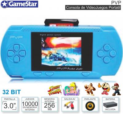 Consola Portatil GAMESTAR PVP 32 BITS