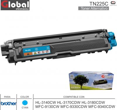 Toner Alt BROTHER TN225C Cia GLOBAL