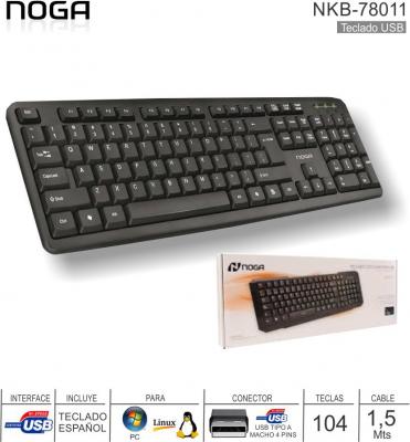 Teclado USB NOGA NKB-78011