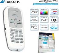 Teléfono SKYPE USB TOPCOM WEBTALKER 210