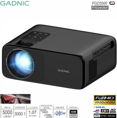 Proyector GADNIC PGD5000 5000L HDMI 