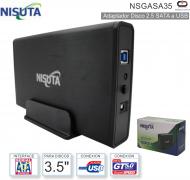Case 3.5 SATA a USB Ext NISUTA NSGASA35