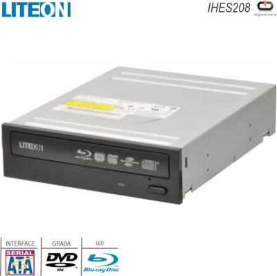 Grabadora DVD+BLU-RAY SATA Int LITEON IHES208