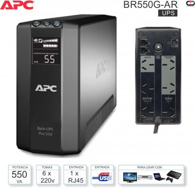 UPS 0550 VA APC BR550G-AR