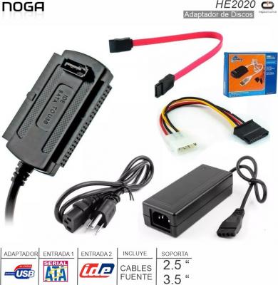 Adaptador USB M - SATA-IDE NOGA HE2020