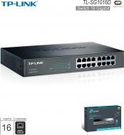 Switch 16 P TP-LINK TL-SG1016D Gigabit Rackeable