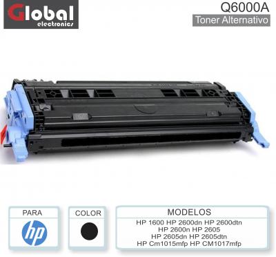 Toner Alt HP 124A Q6000A Neg GLOBAL