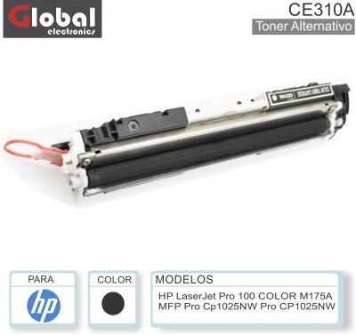 Toner Alt HP CE310A Neg GLOBAL