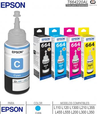 Tinta EPSON 664 T664220AL Cia