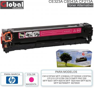 Toner Alt HP CE323A CB543A CF213A Mag GLOBAL