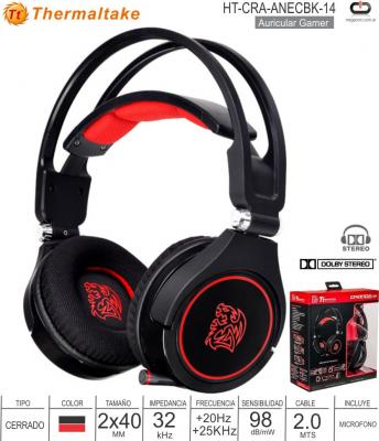 Auricular THERMALTAKE Cronos  On Ear Mic Gamer