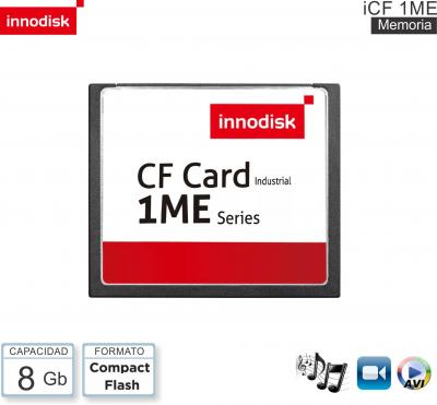 Mem Compact Flash 08 Gb INNODISK 1ME Industrial