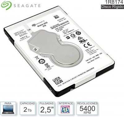 Disco 2.5 SATA 2 Tb SEAGATE 1R8174