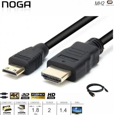 Cable HDMI M - Mini HDMI M 02.00 Mts NOGA MH2