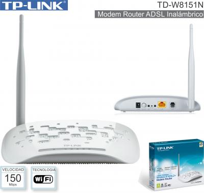 Modem ADSL WIFI TP-LINK TD-W8151N