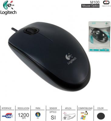 Mouse USB LOGITECH M100