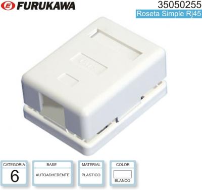 Roseta RJ45 C6 X1 C/JACK FURUKAWA 35050255