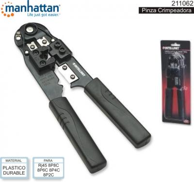 Pinza Crimpeadora MANHATTAN M211062 RJ11/RJ45