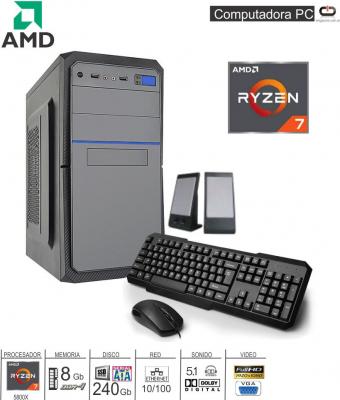 PC AMD Ryzen 7 5700G 8Gb SSD240Gb