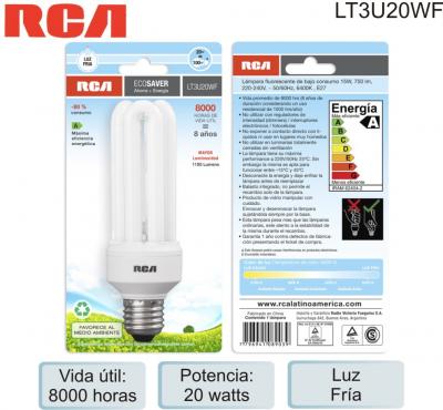 Lampara RCA LUZ FRIA 20W LT3U20WF