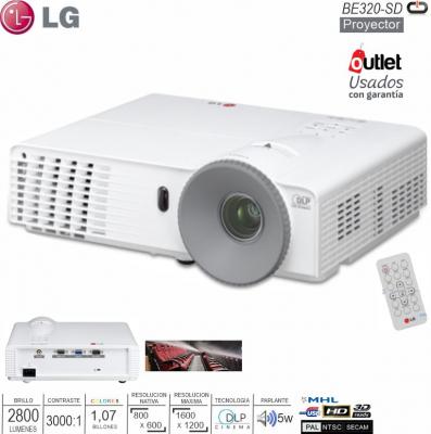 Proyector LG BE320-SD 2800A VGA Outlet