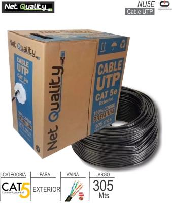 Cable UTP Cat5 Exterior 305M NET QUIALITY