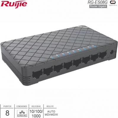 Switch 08 P RUIJIE RG-ES08G Gigabit