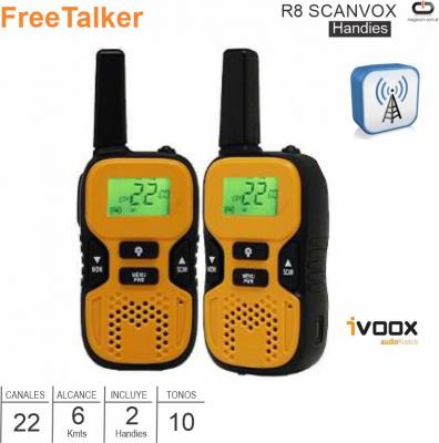 Handies FREETALKER x2 R8 Scanvox (6 Km) 