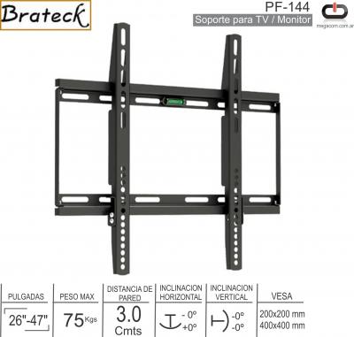 Soporte TV BRATECK PF-144 (26-47 - 75 KG )