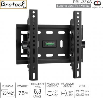 Soporte TV Fijo BRATECK PBL-33XS 23/42 75K