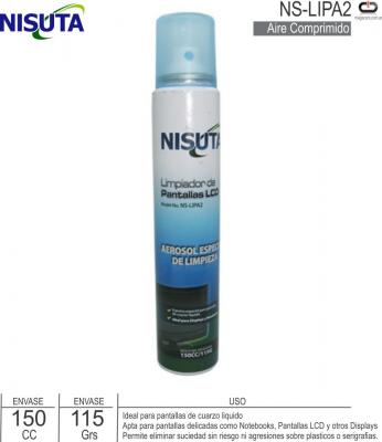 Aerosol NISUTA NS-LIPA2 LIMPA PANTALLAS 150CC