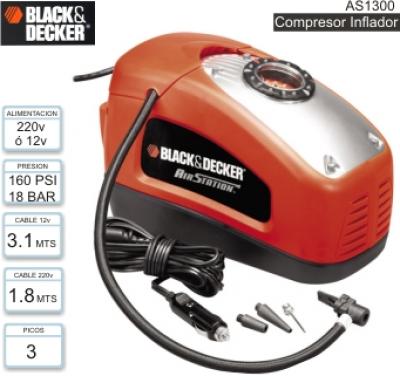 Compresor Inflador BLACK & DECKER AS1300