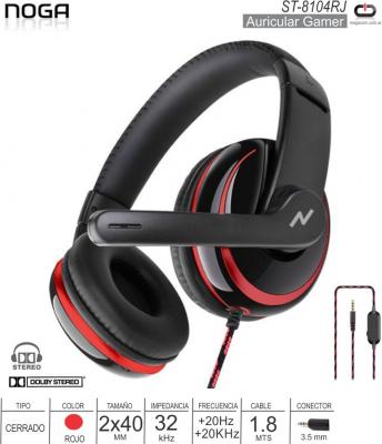 Auricular Gamer ON C/Mic NOGA ST-8104RJ