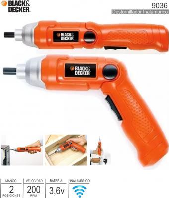 Destornillador Inalambrico BLACK & DECKER 9036