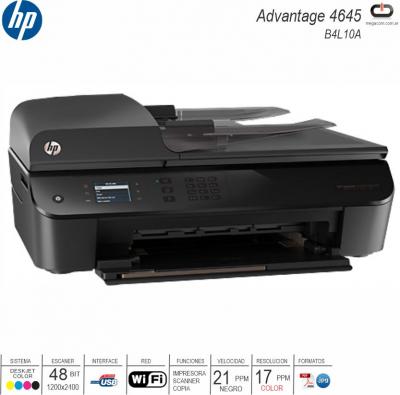 Imp Tinta MF Color HP Advantage 4645 WIFI (B4L10A)