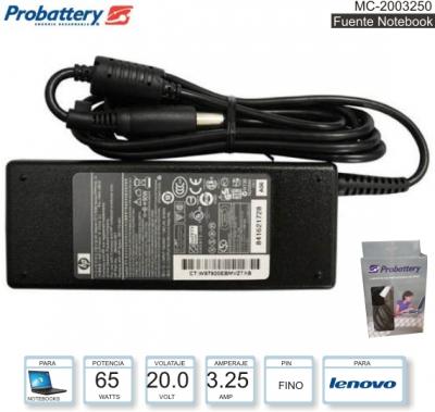 Fuente Ntb PB MC-2003250G 20.0v 3.25a 65w p/LENOVO