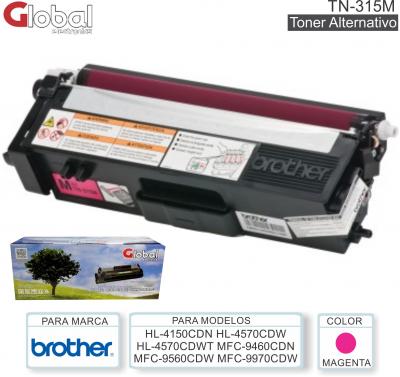 Toner Alt BROTHER TN315M Mag GLOBAL