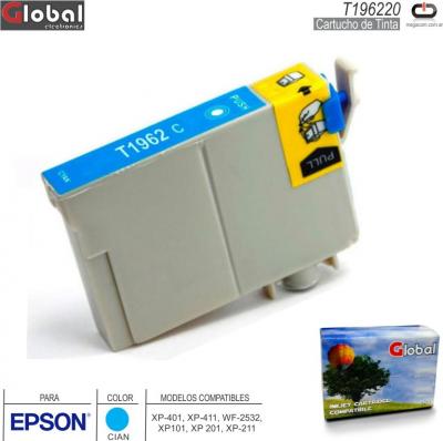 Cart Alt EPSON 196 T196220 Cia GLOBAL