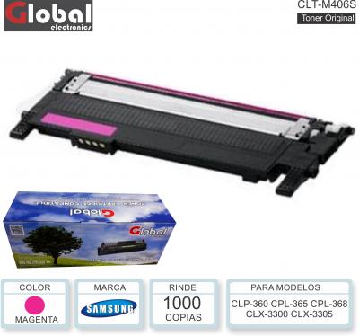 Toner Alt SAMSUNG CLT-M406S Mag GLOBAL