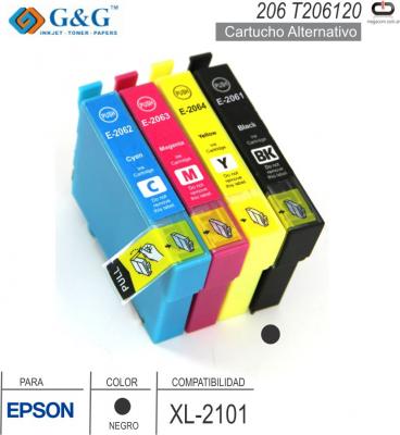 Cart Alt EPSON 206 T206120 Neg GG