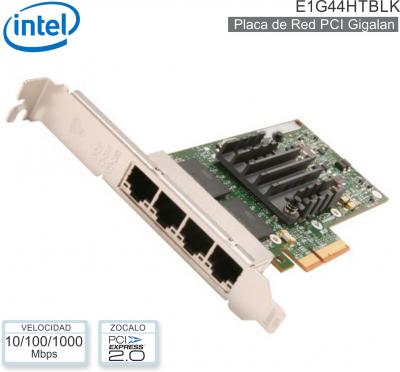 Red PCI-E 2.0 INTEL I340 E1G44HTBLK