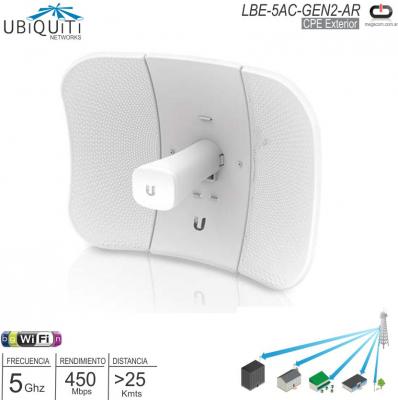 CPE UBIQUITI LBE-5AC-GEN2-AR 